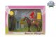 Kids Globe Horses Ensemble de jeu avec cheval et accessoires 13cm 640120