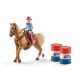 Schleich 41417 Barrel Racing avec une Cowgirl