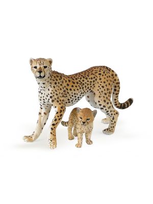 Papo Wild Life Cheetah met Jong 50044