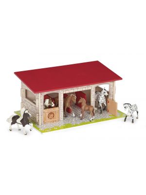 Papo Horses Le box à chevaux (sans animaux) 60104