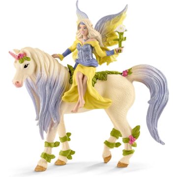 Schleich 70565 Bayala Fee sera avec la licorne aux fleurs