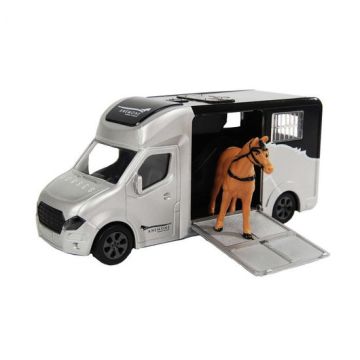 Camion à chevaux Kids Globe Anemone qui projette la lumière et le son 20cm Noir 510211