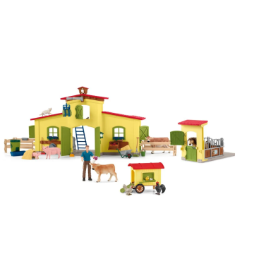 Schleich Farm World Écurie avec poulailler et écurie à poneys 72224 Exclusif