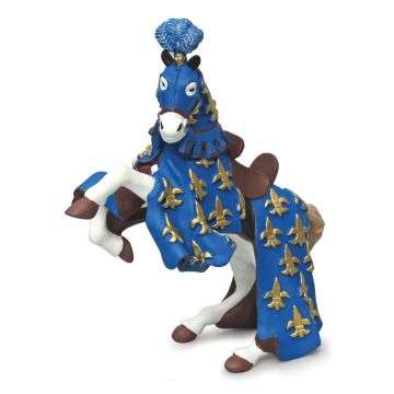 PAPO Cheval du prince Philippe bleu 39258