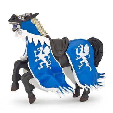 Papo History Cheval du roi au dragon bleu 39389