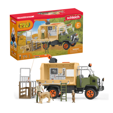 Seconde Chance : Schleich Wild Life Gros camion sauvetage d’animaux 42475 #1