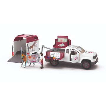 Schleich Horse Club Vétérinaire mobile avec remorque 42704