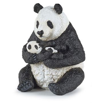 Papo Wild Life Panda assis avec son petit 50196