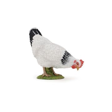 Papo Farm Life poule blanche picorant 51160