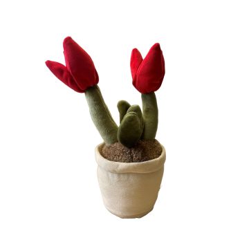 Take Me Home plante tulipe en peluche Rouge 27cm 660627