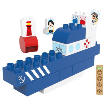 BiOBUDDi Bateau de police BB-0250
