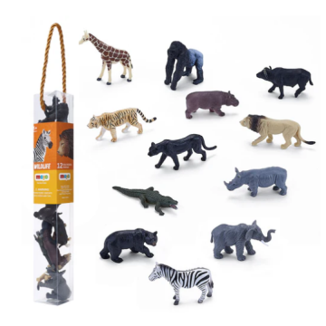 Mojo Wild Life mini animaux sauvages 12pcs 380057