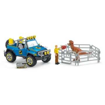Schleich Dinosaurus off-road véhicule avec avant-poste de dinosaure 41464 
