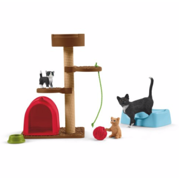 Schleich Farm World 42501 Amusant pour les chats mignons