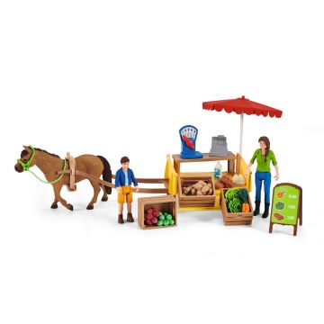 Schleich Farm World Marché fermier mobile 42528 
