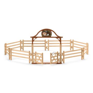 Schleich Horse Club Clôture avec portail d'entrée 42434 