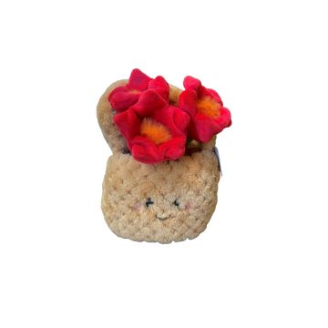 Take me home Panier à fleurs en peluche Rouge 18 cm 660671