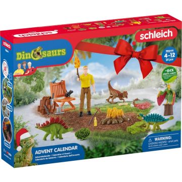 Schleich 98064 Calendrier de l'Avent Dinosaurus 2020 avec 24 fenêtres