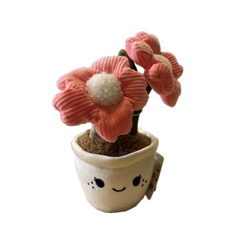 Take Me Home fleur en peluche rose 18cm 660632