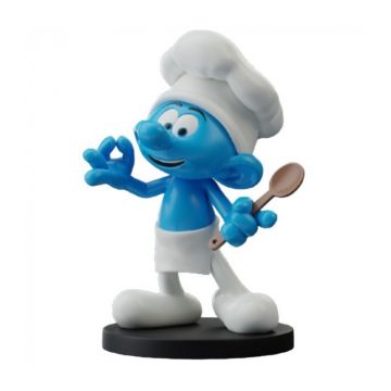 BLUE RESIN Chef Schtroumpf 700119