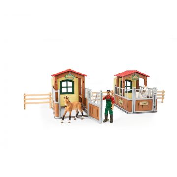 Schleich Farm Life 72116 Visite dans l'écurie à ciel ouvert
