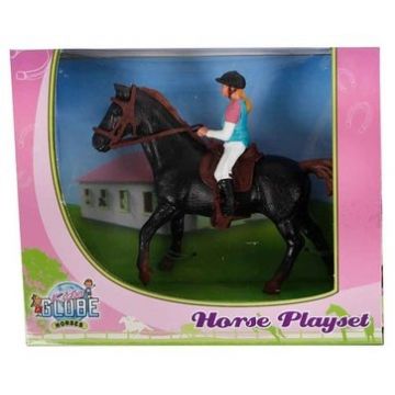 Kids Globe Cheval marron foncé avec Amazon 640078