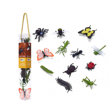 Mojo Wild Life mini insectes et araignées 12pcs 380058