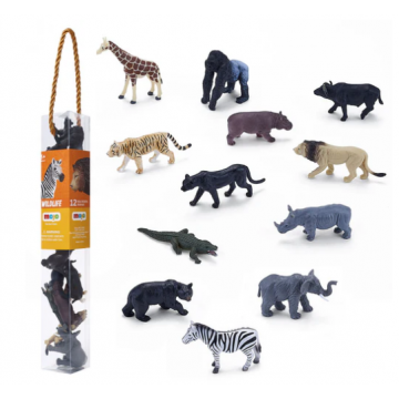 Mojo Wild Life mini animaux sauvages 12pcs 380057