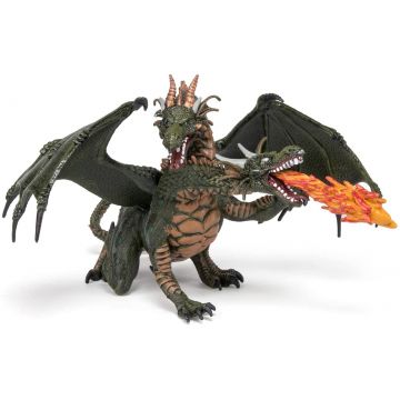 Papo Fantaisie et héros Dragon deux têtes 36019