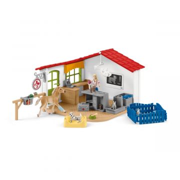 Schleich Farm World 42502 Pratique vétérinaire avec des animaux domestiques
