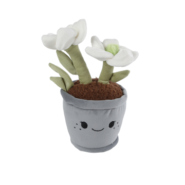 Take Me Home Cyclamen/Rose de Printemps L Peluche Pot Gris 24 cm 661215