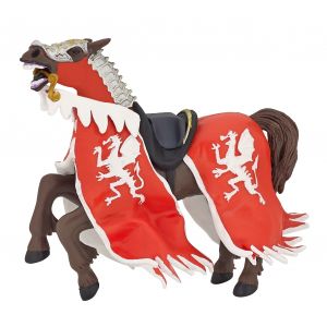 Papo History Cheval du roi au dragon rouge 39388