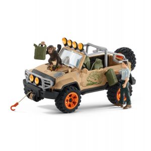 Schleich Wild Life 42410 Vehicule tout-terrain avec treuil