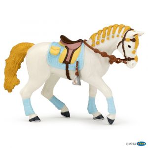 Papo Horses Cavalière fashion bleue 51545