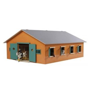 Ecurie pour enfants Globe Bois Brun 1:24 avec 7 cases 610595