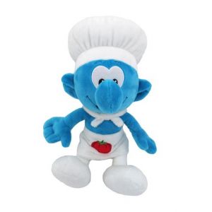 Pluche Kok Smurf 20 cm