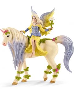 Schleich 70565 Bayala Fee sera avec la licorne aux fleurs