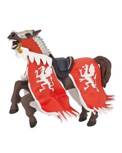 Papo History Cheval du roi au dragon rouge 39388
