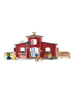 Schleich Farm World Grange rouge 42606